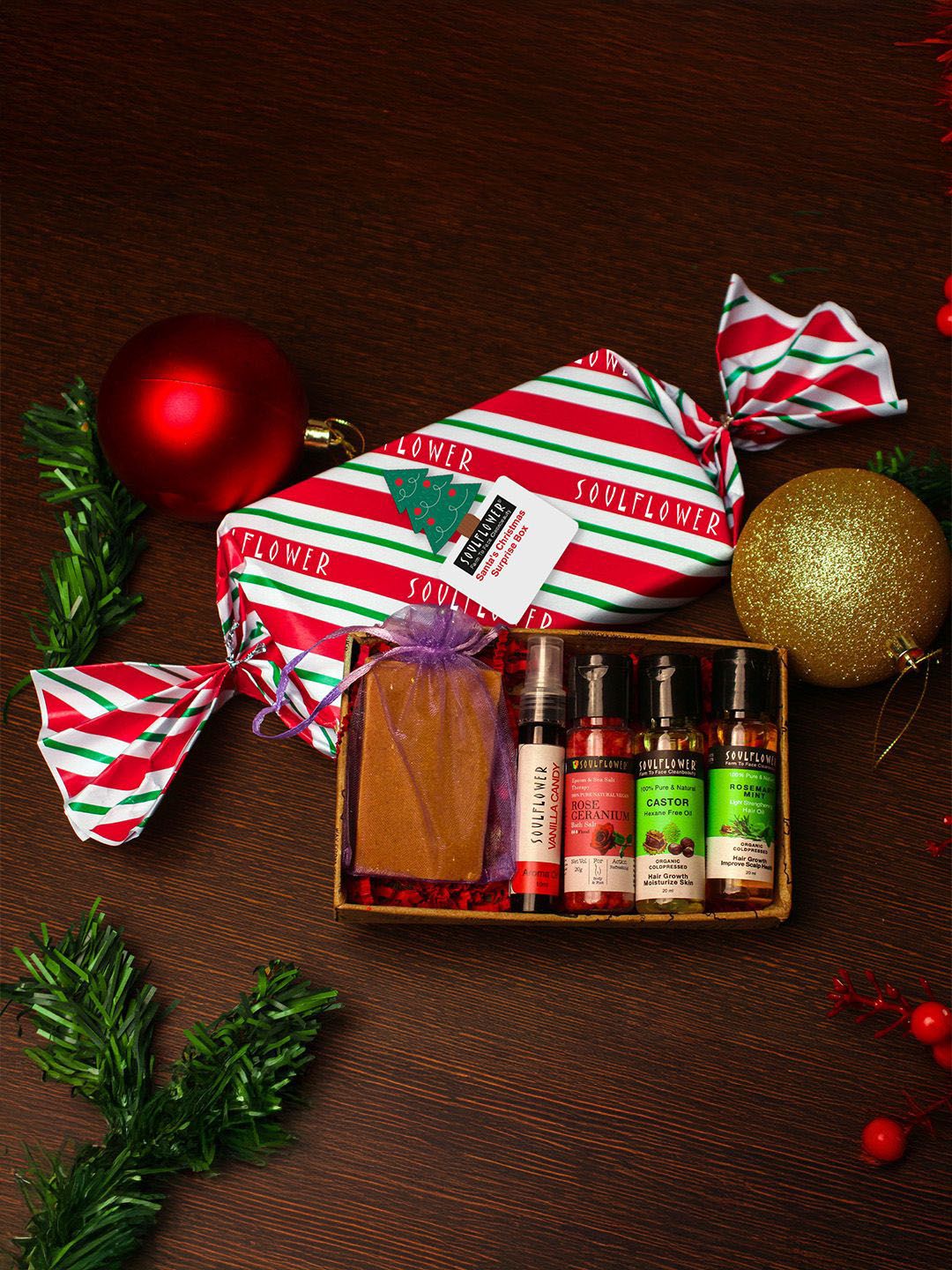 Soulflower Set Of 5 Santa's Christmas Surprise Box-image-18
