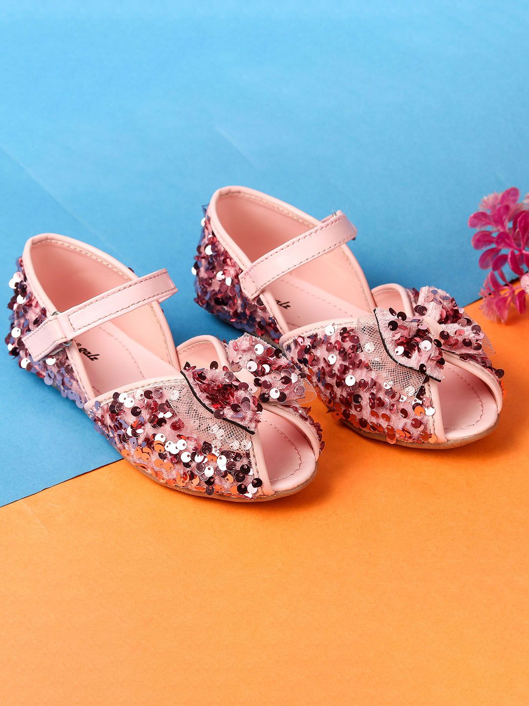 BOYZ N GALZ Girls Embellished Party Ballerinas Flats-picture-16
