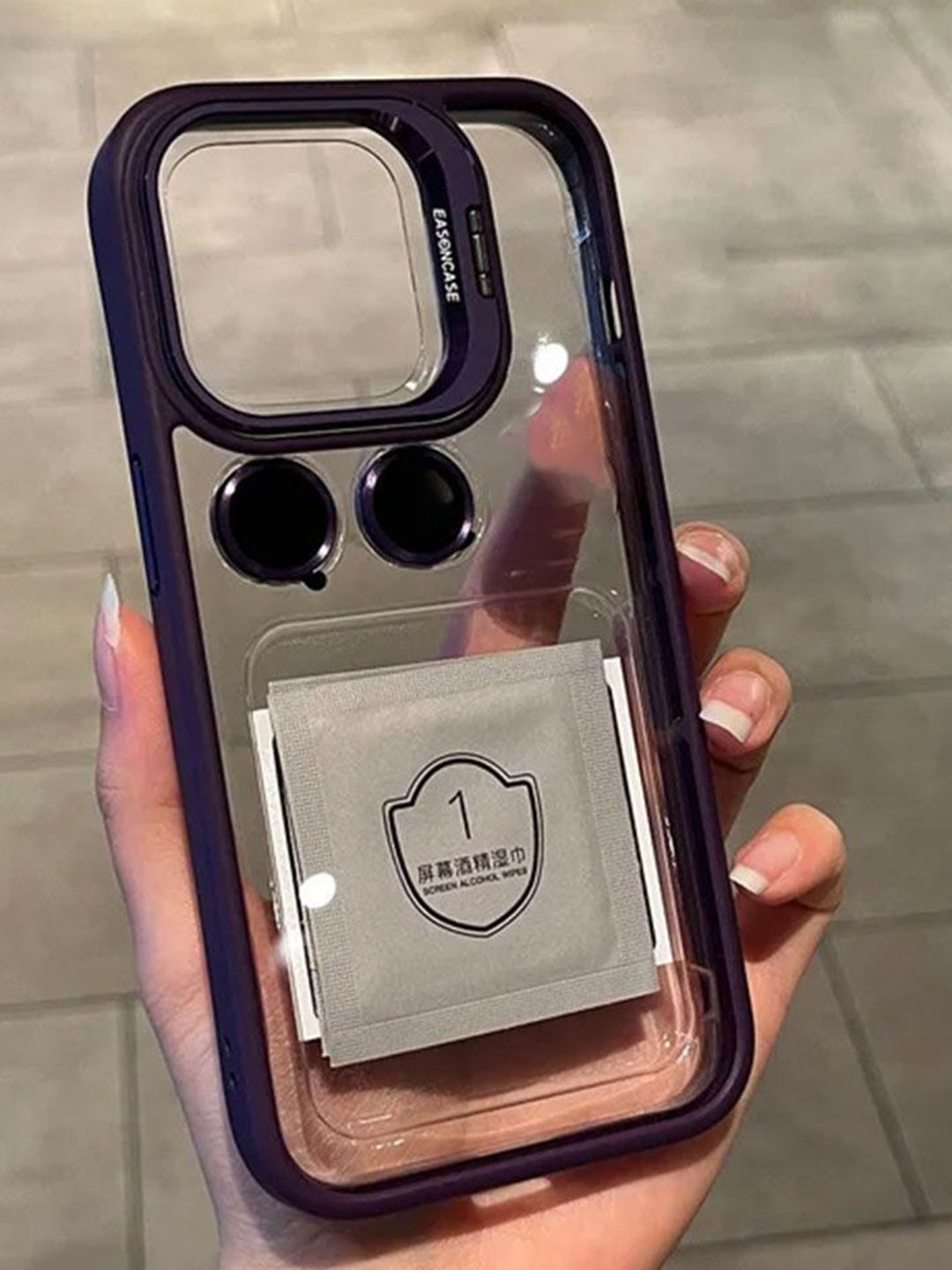 Luxury Kase Solid Printed iPhone 15 Plus Back Case Mobile Accessories-picture-29