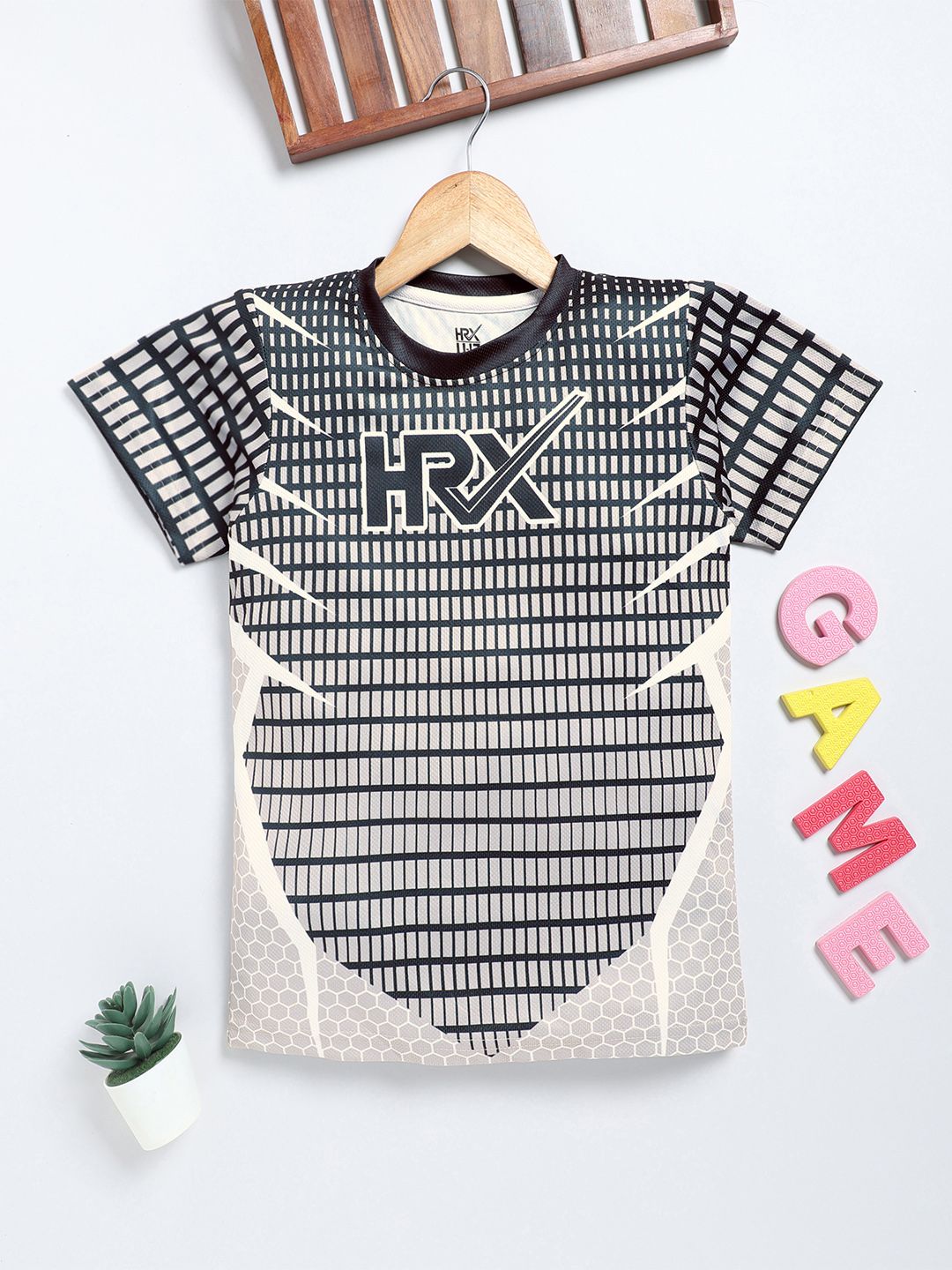 HRX by Hrithik Roshan Boys Geometric Printed T-shirt-picture-20