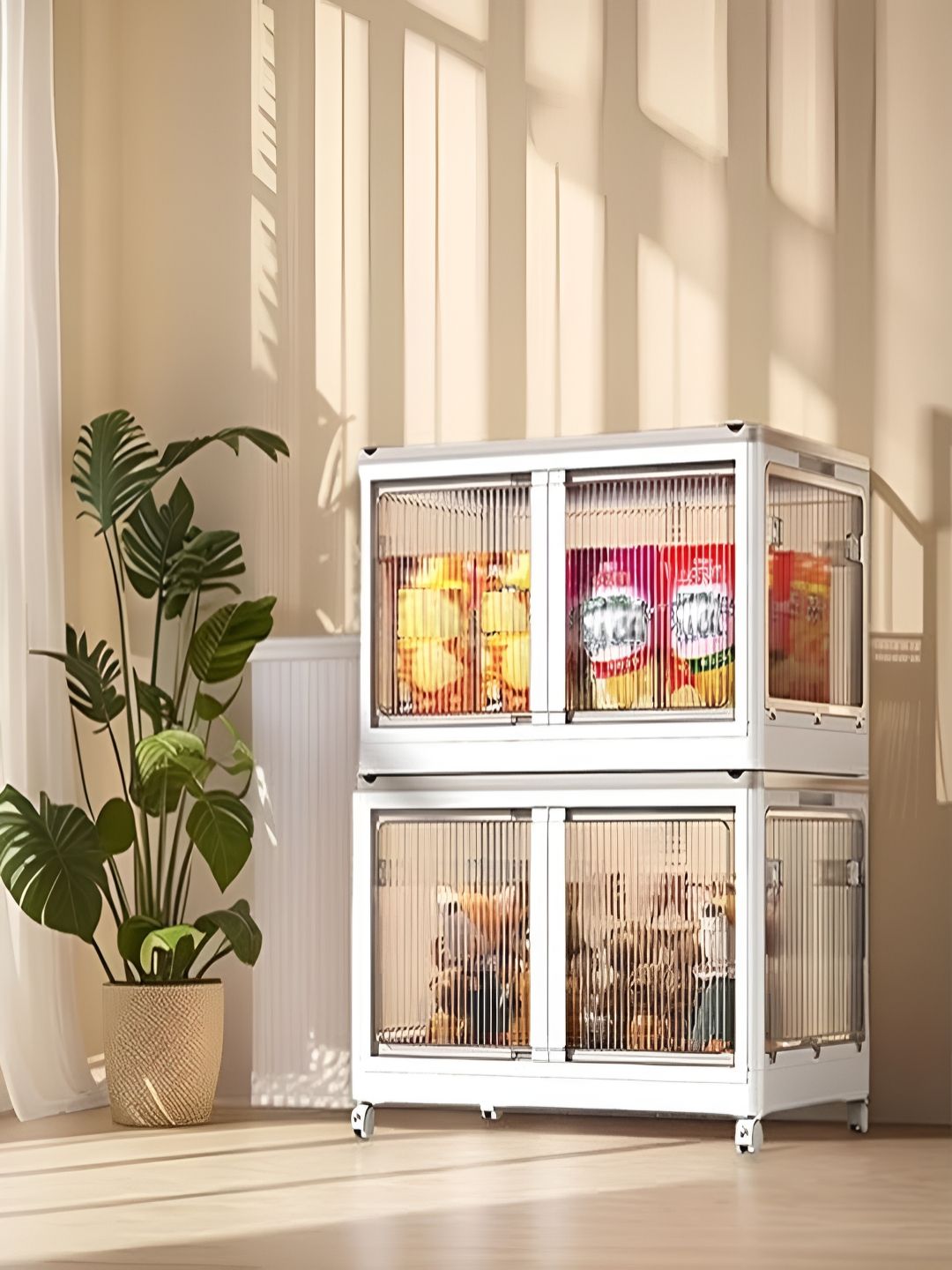 Sasimo White Set of 2 Water Resistant Multi-Utility Organisers-picture-20