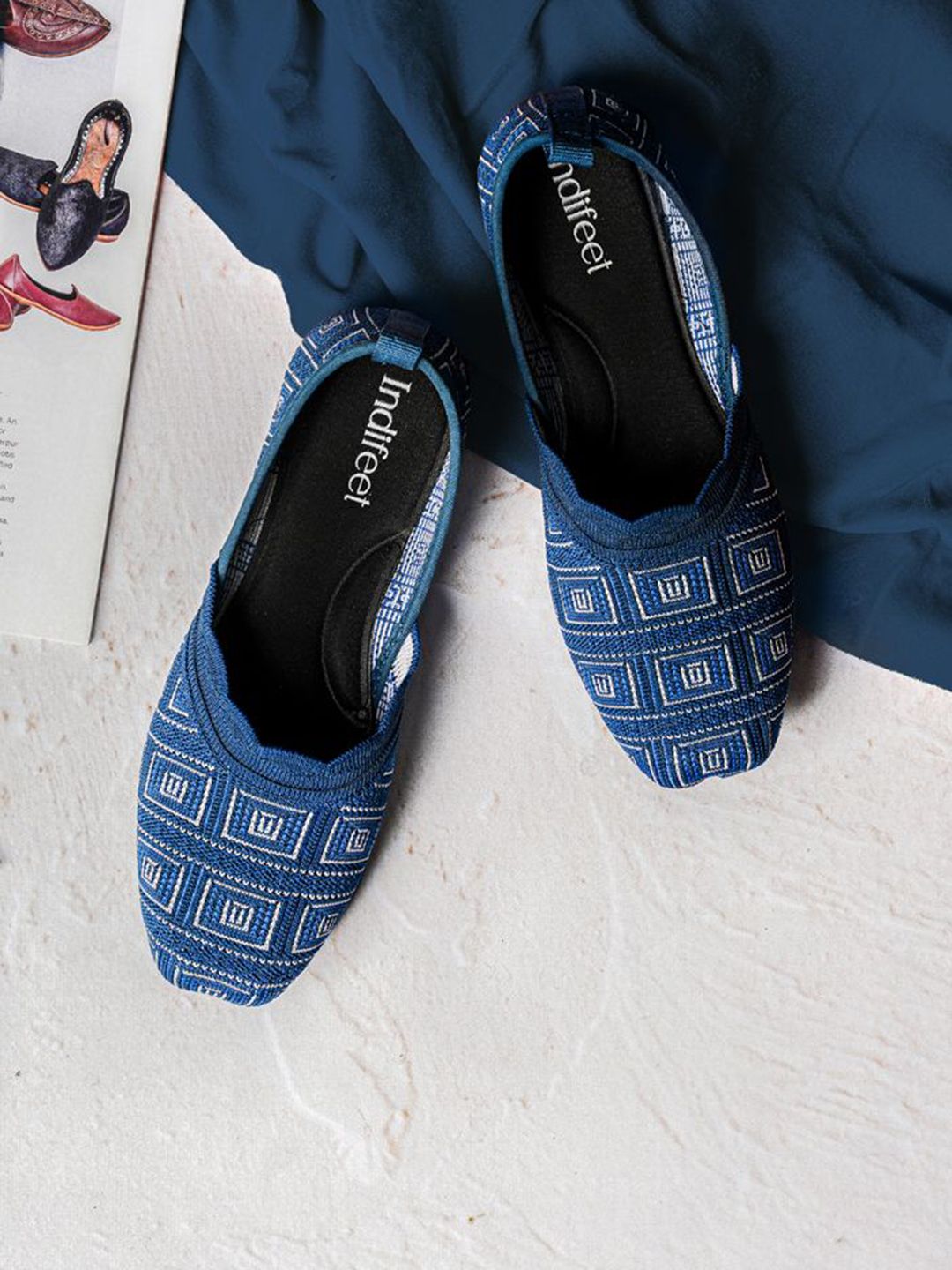 Indifeet Women Printed Slip-On Sneakers-picture-31