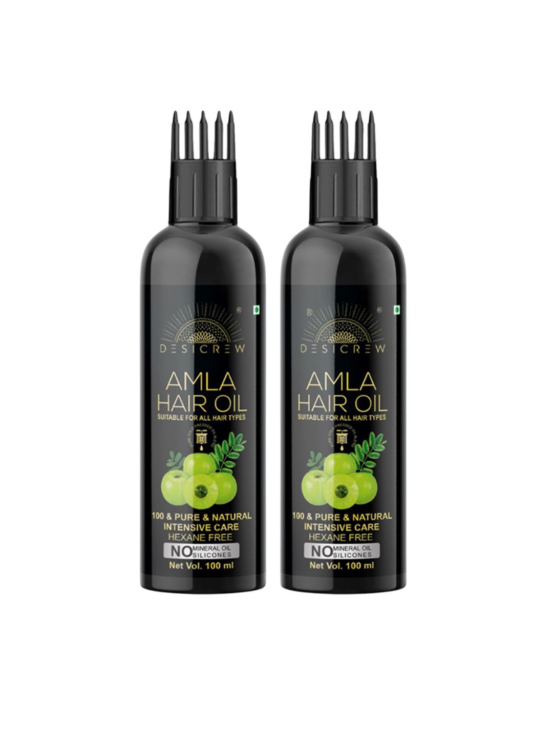 Desi Crew Set Of 2 Amla Hair Oil - 100 ml Each-image-39