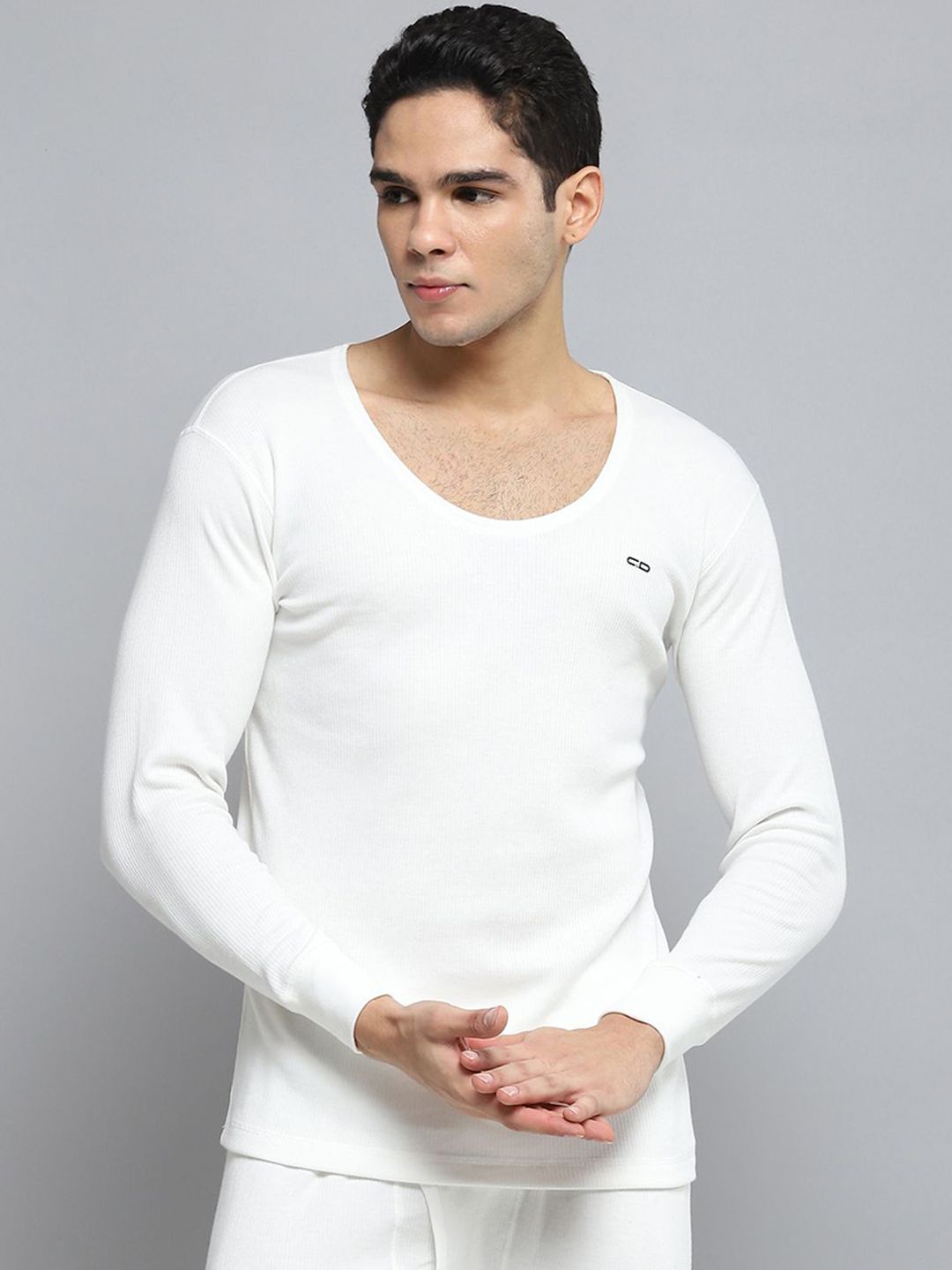 Monte Carlo Men Ribbed CottonThermal Top-picture-15
