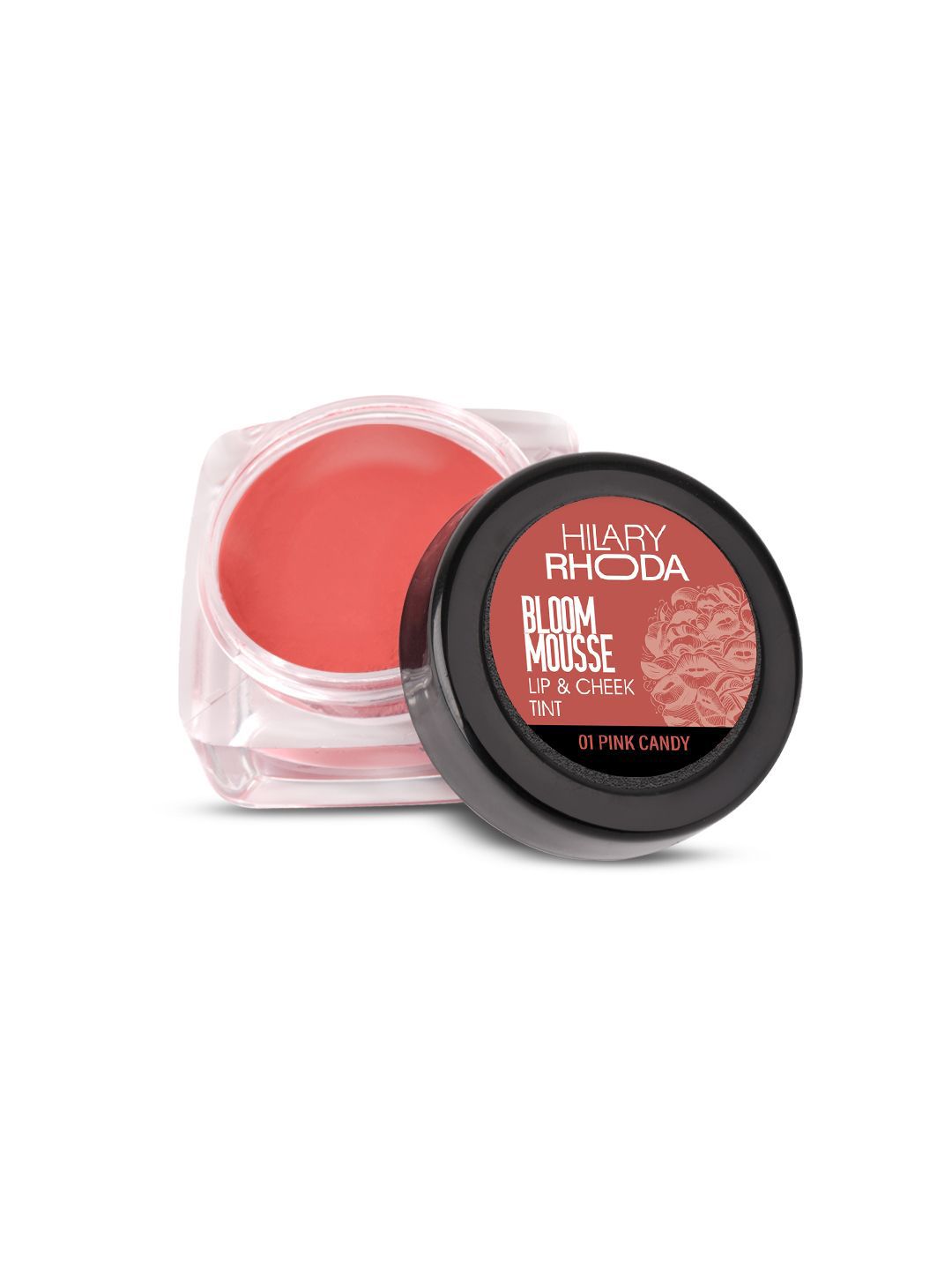 Hilary Rhoda Bloom Mousse 12-Hour Stay Waterproof Lip N Cheek Tint - Pink Candy - 01-image-30