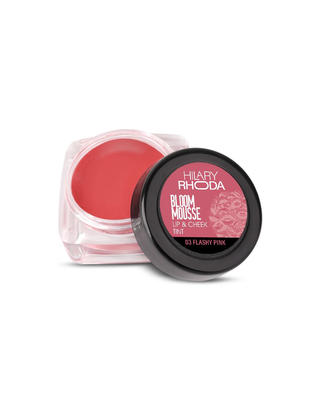 Hilary Rhoda Bloom Mousse 12-Hour Stay Waterproof Lip N Cheek Tint - Flashy Pink - 03-image-29