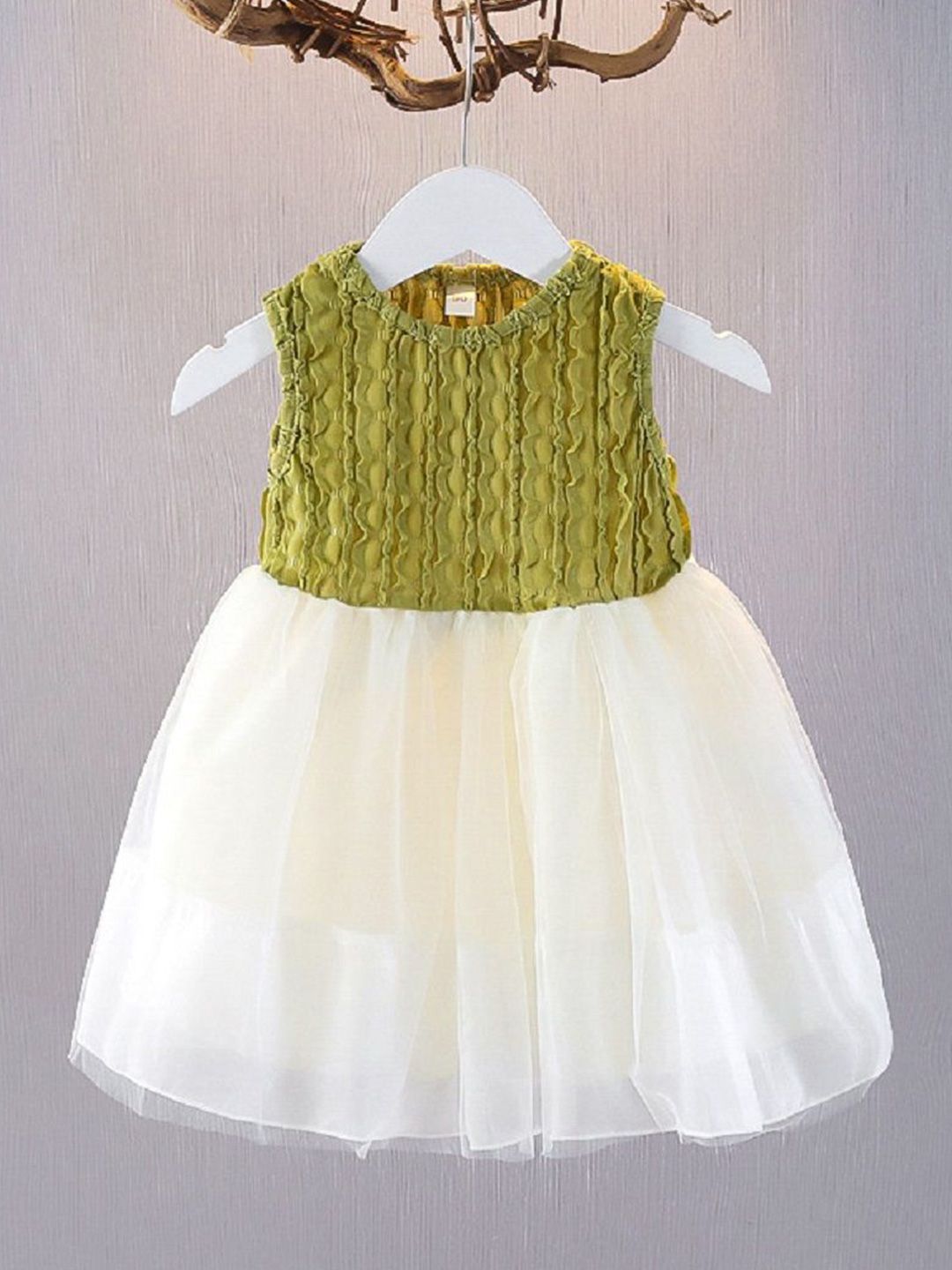 YK Girls Self Design Fit & Flare Dress-picture-58