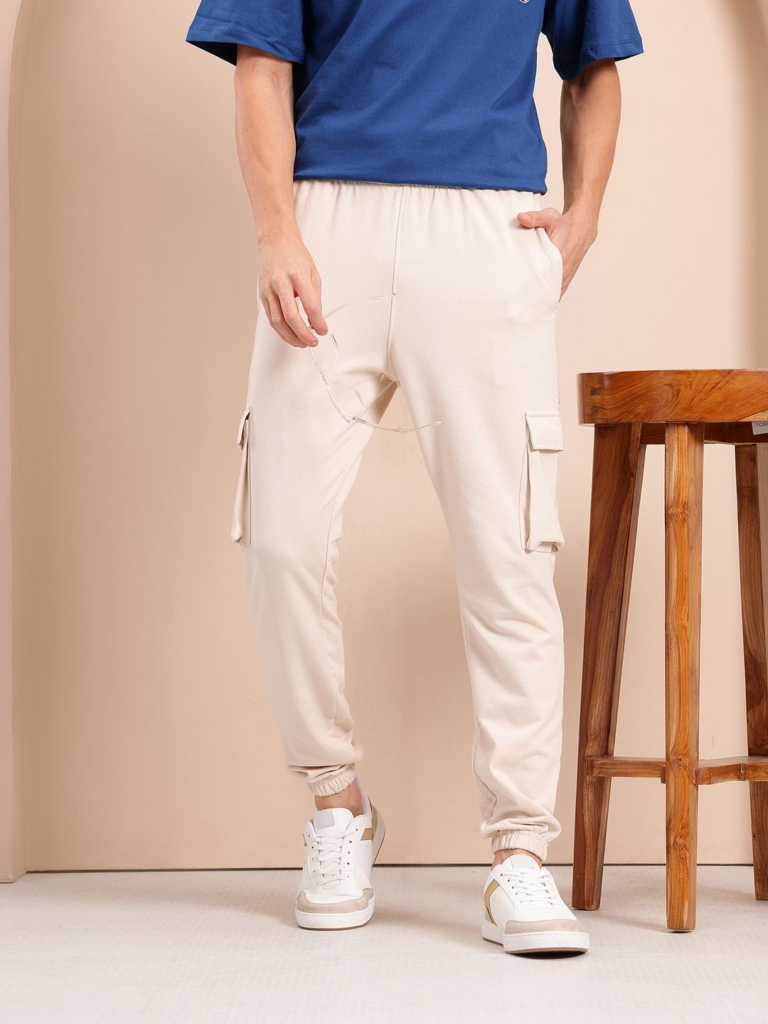 Mast & Harbour Men Regular Fit Cargo Joggers-picture-11
