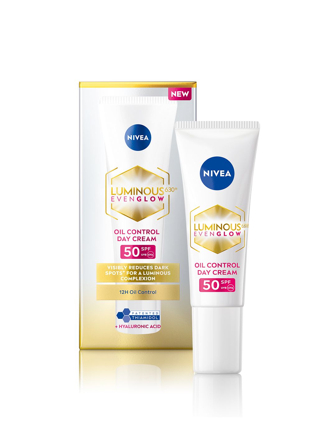 Nivea Luminous Even Glow Oil Control SPF50 Day Cream with Hyaluronic Acid - 10ml-picture-41