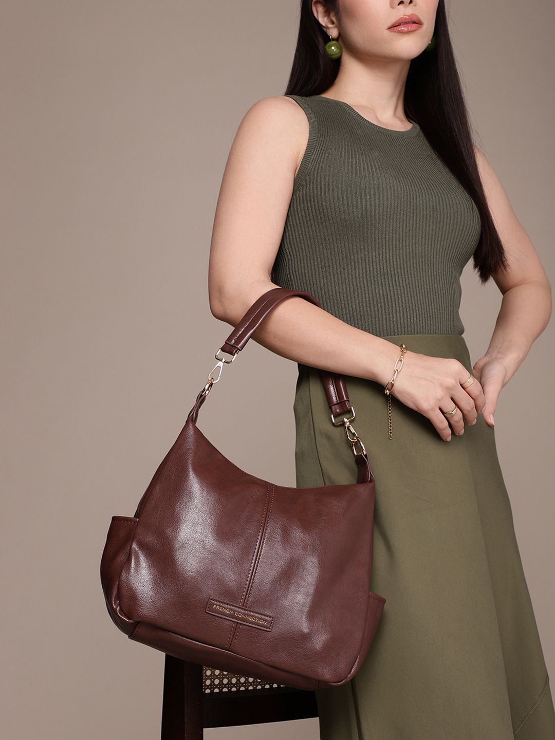 French Connection Structured Hobo Bag-picture-22