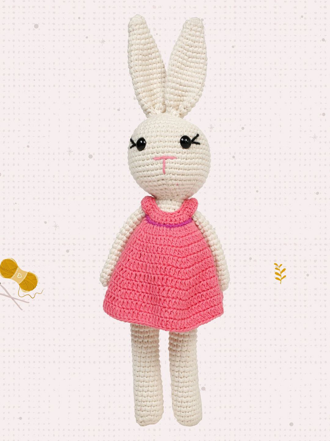 LITTLE GINNIE Cotton White Bunny Soft Toy Dolls-picture-23