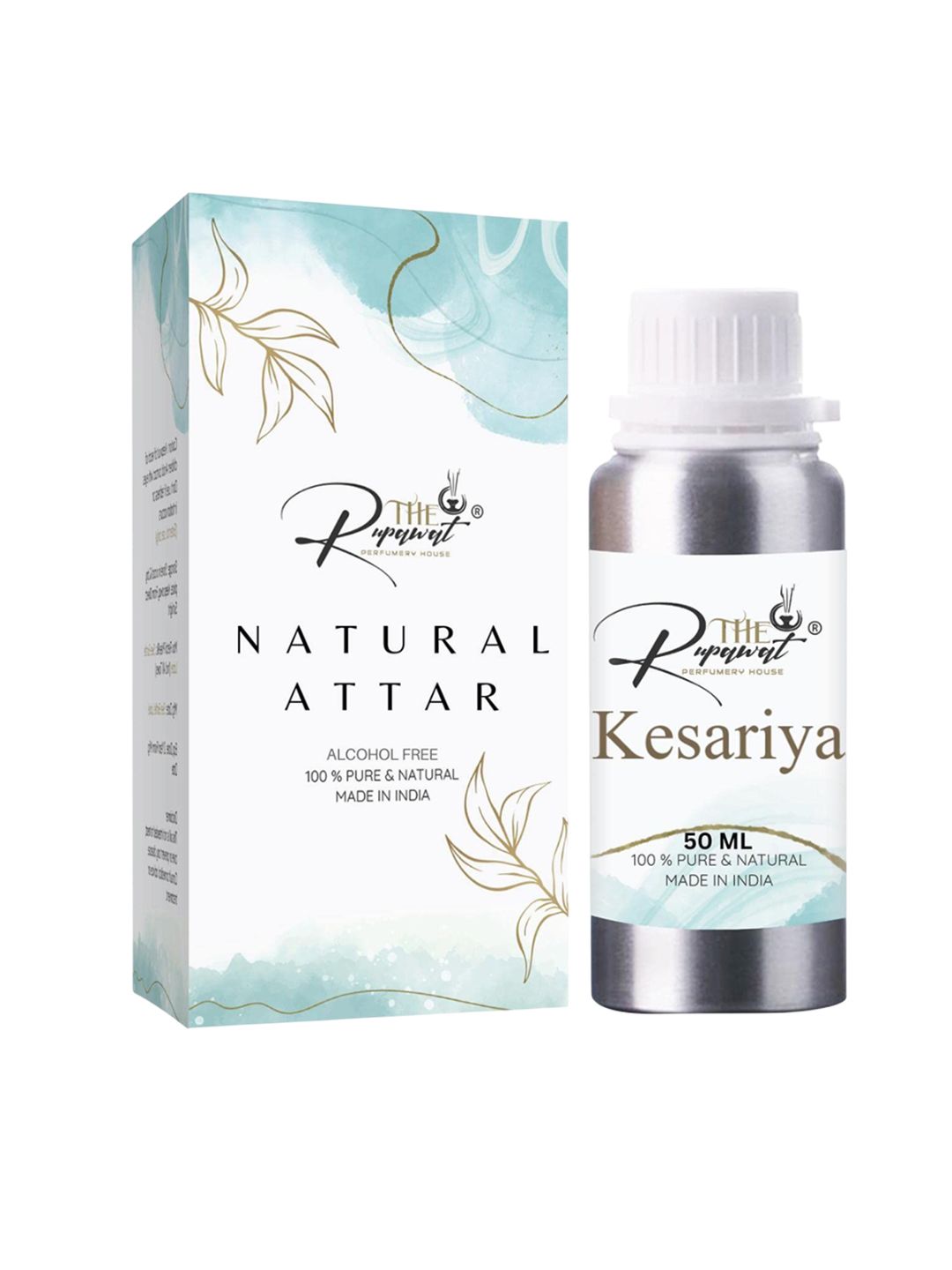 THE RUPAWAT Perfumery House Kesariya Pure & Natural Alcohol Free Attar - 50 ml-picture-13