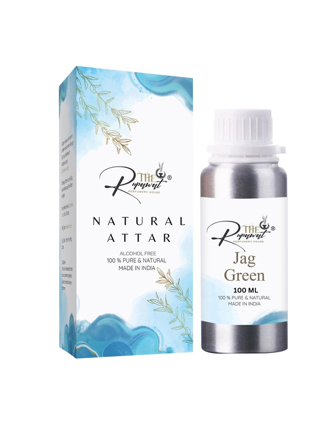the rupawat perfumery house THE RUPAWAT Jag Green Perfumery House 100% Natural & Pure Alcohol Free Attar - 100 ml-picture-29