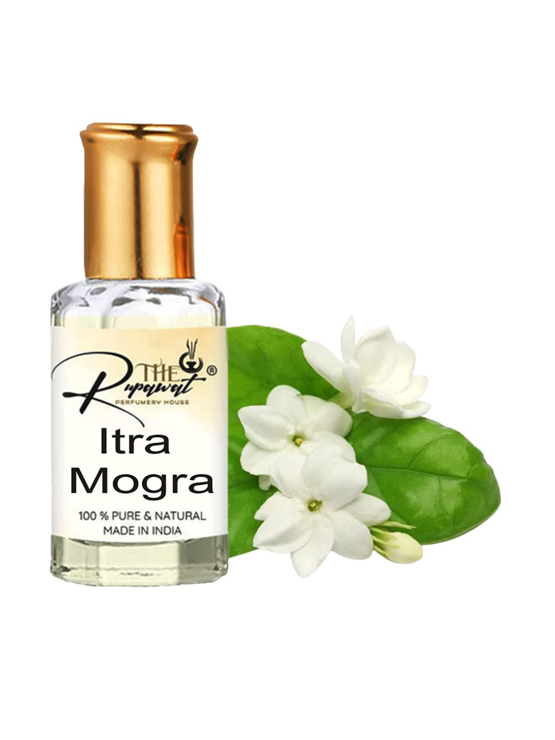 THE RUPAWAT Perfumery House Itra Mogra 100% Pure & Natural Alcohol Free Attar - 12ml-picture-1