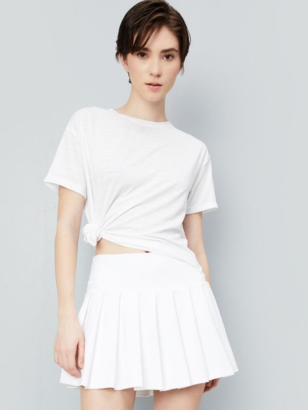 max Women Self Design Round Neck T-shirt-picture-17