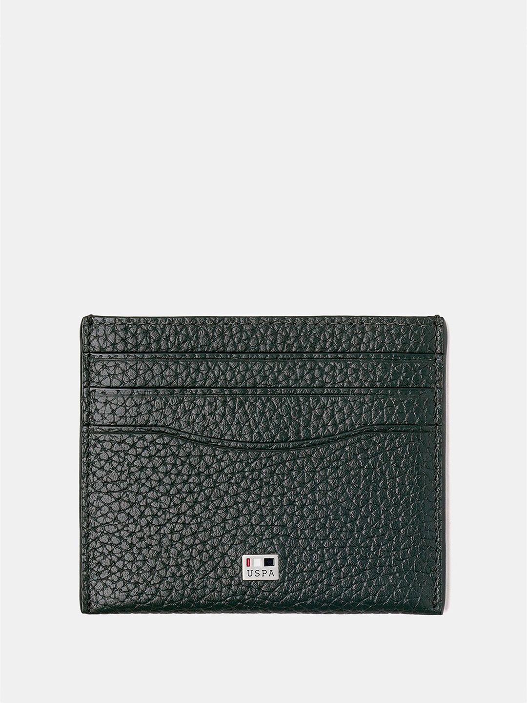 U.S. Polo Assn. Men Textured Leather Card Holder-picture-58