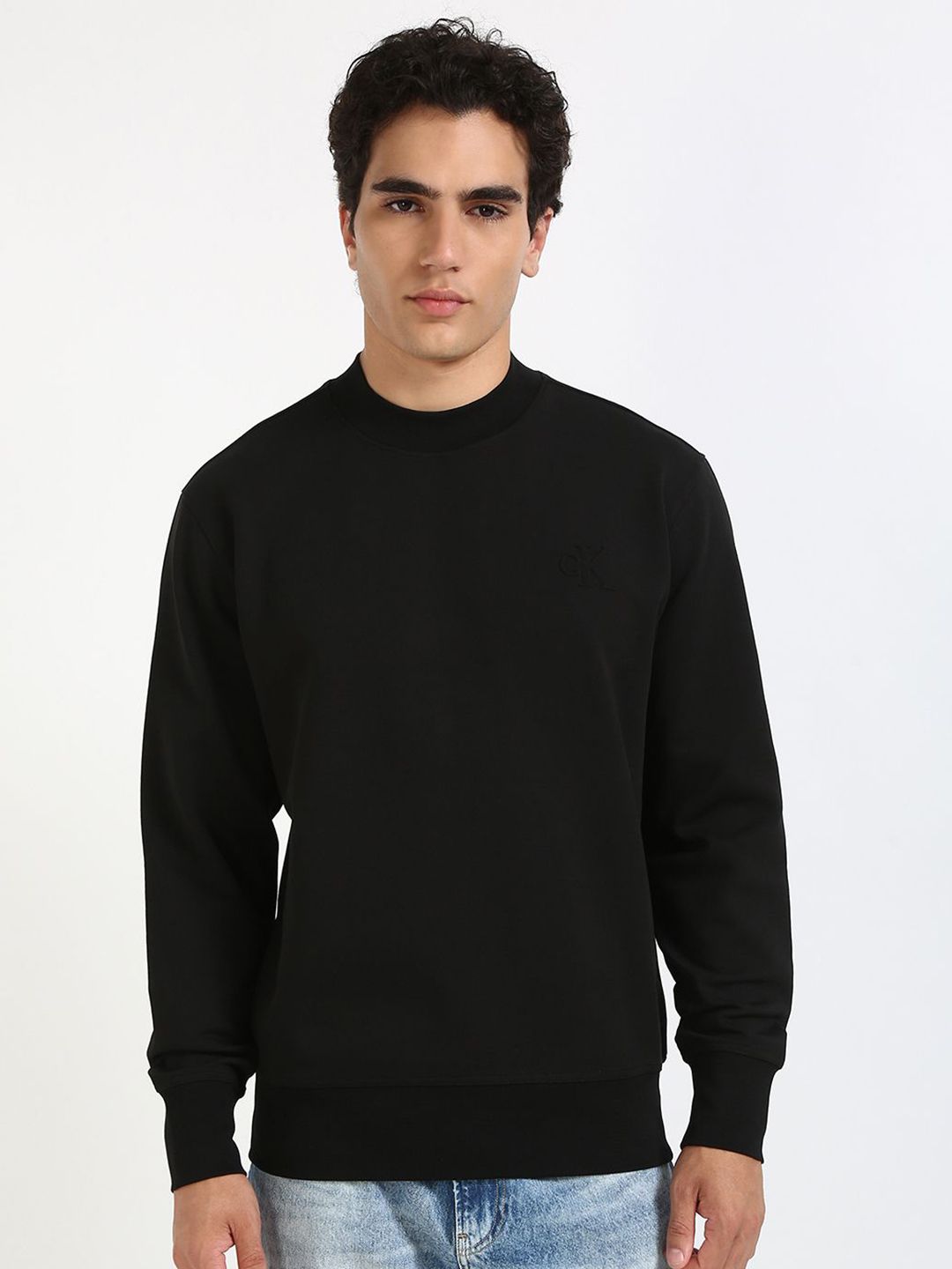 Calvin Klein Jeans Men Round Neck Pullover Sweatshirt