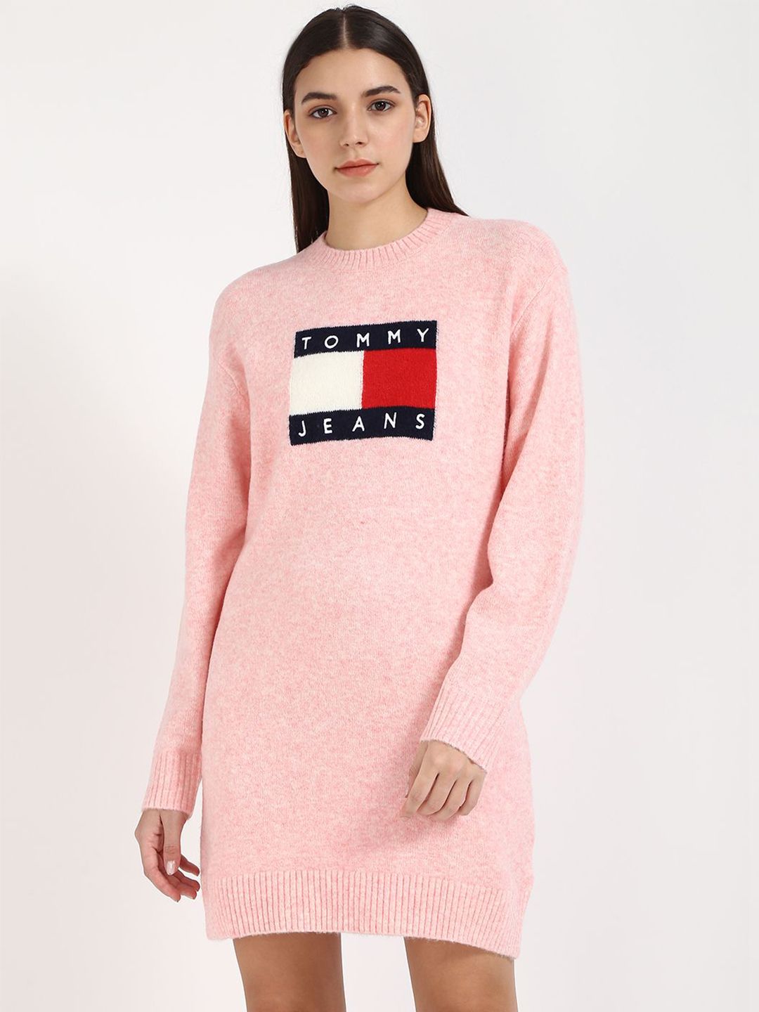 Tommy Hilfiger Women Printed Round Neck Jumper Dress-picture-32