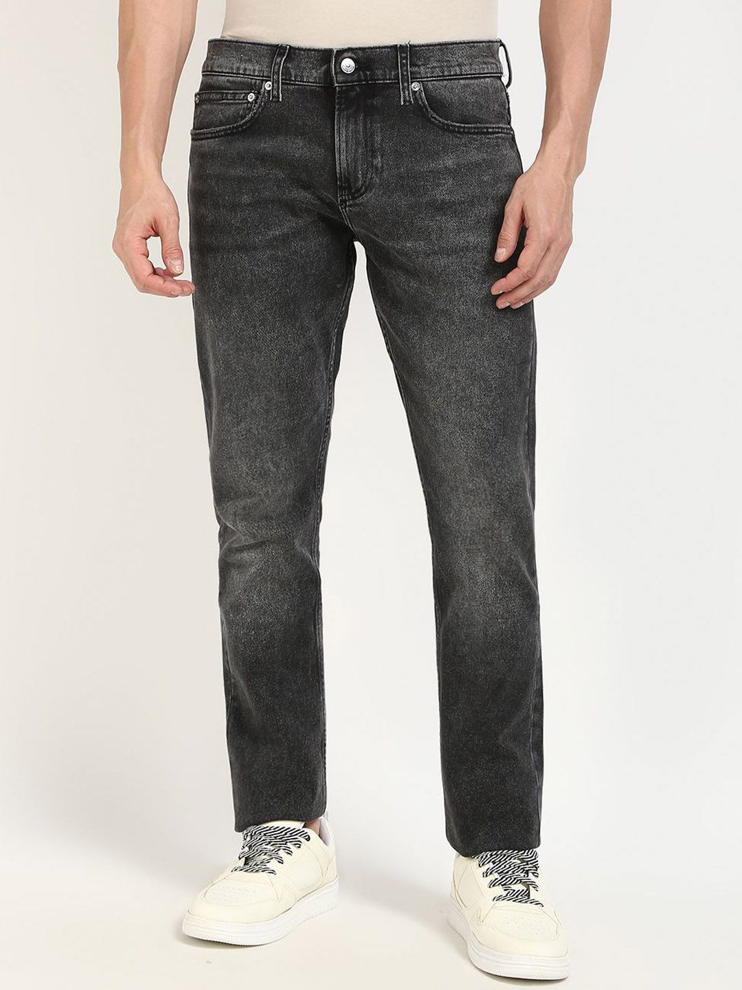 Calvin Klein Jeans Men Mid-Rise Slim Fit Cotton Jeans-picture-32