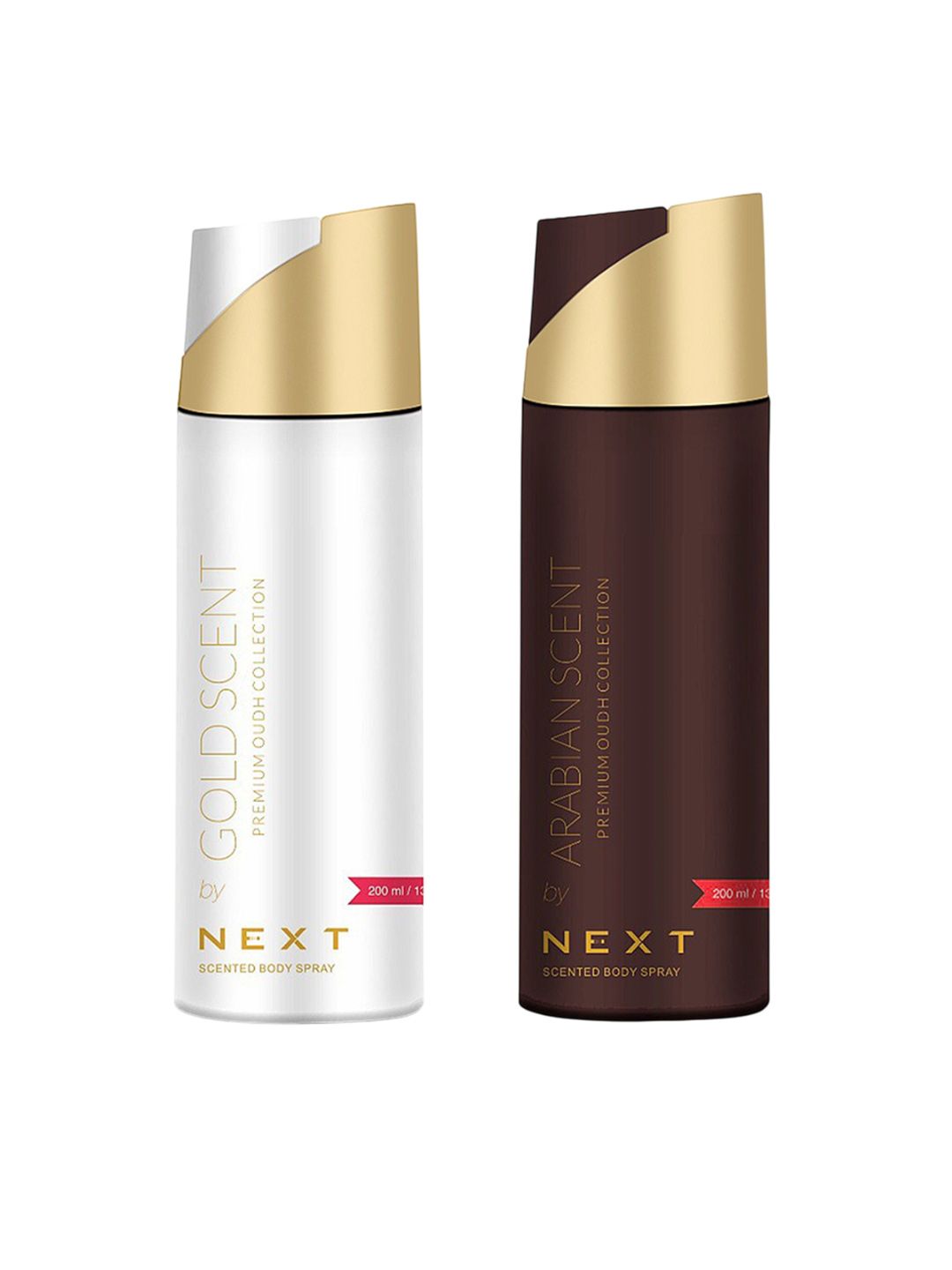 NEXT CARE Set Of 2 Gold Scent & Arabian Scent Perfumed Body Spray - 200 ml Each-picture-25