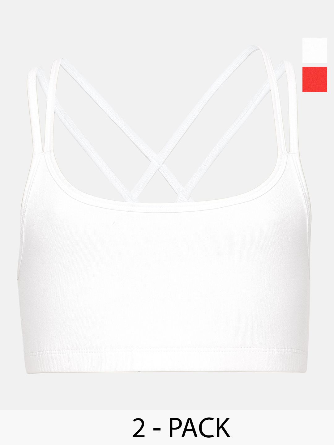 Charm n Cherish Girls Cotton Pack Of 2 Seamless Full Coverage Bra-picture-27