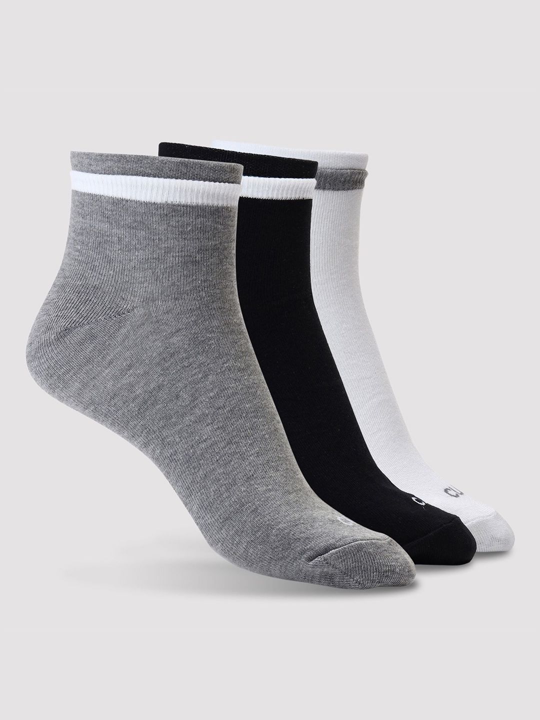 CULT Men Pack Of 3 S4 Ankle Length Cotton Socks-picture-40