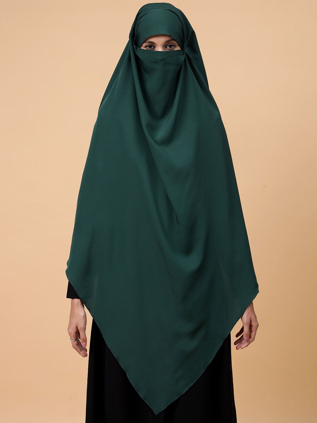 NABIA Women Solid Khimar Hijab Burqa