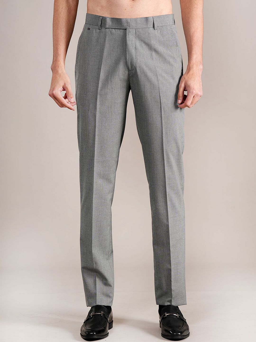 Cantabil Men Regular Fit Mid-Rise Formal Trouser-picture-12