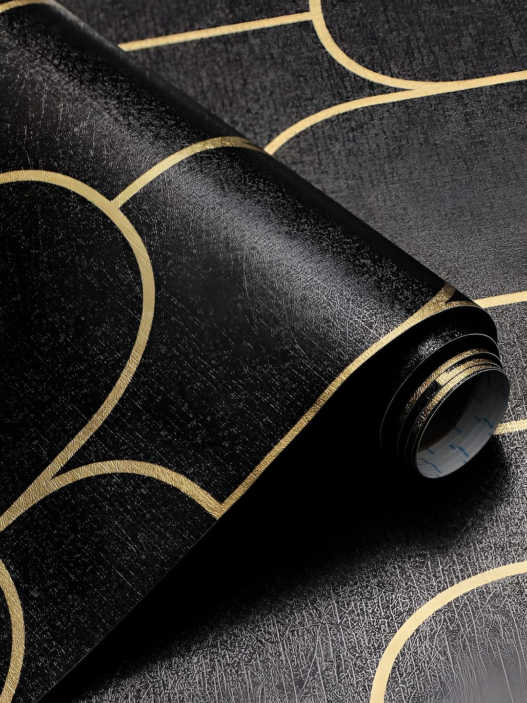 FOKRIM Black & Yellow Geometric Printed Wall Stickers-picture-41