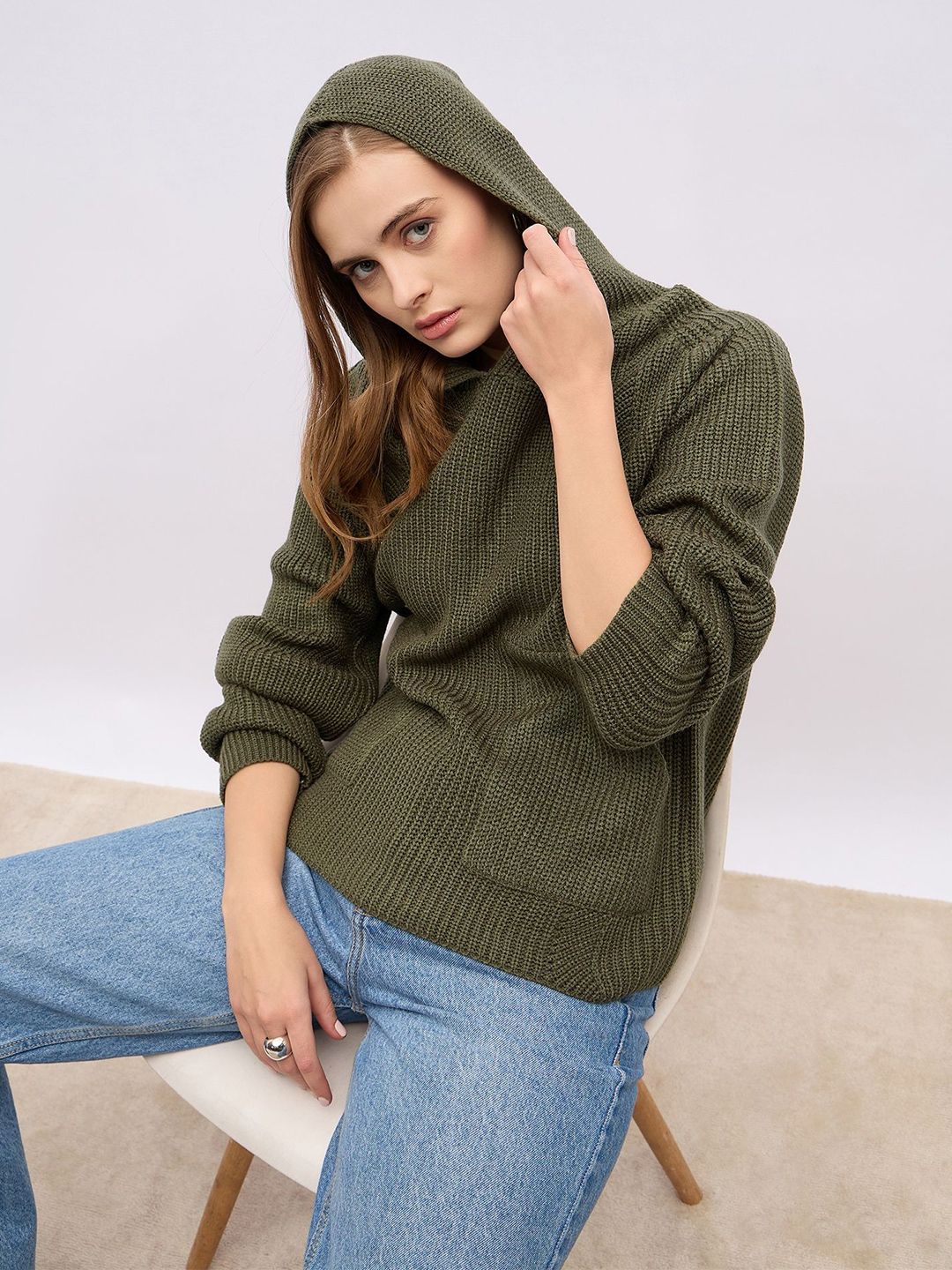 Styli Women Cable Knit Pullover-picture-40