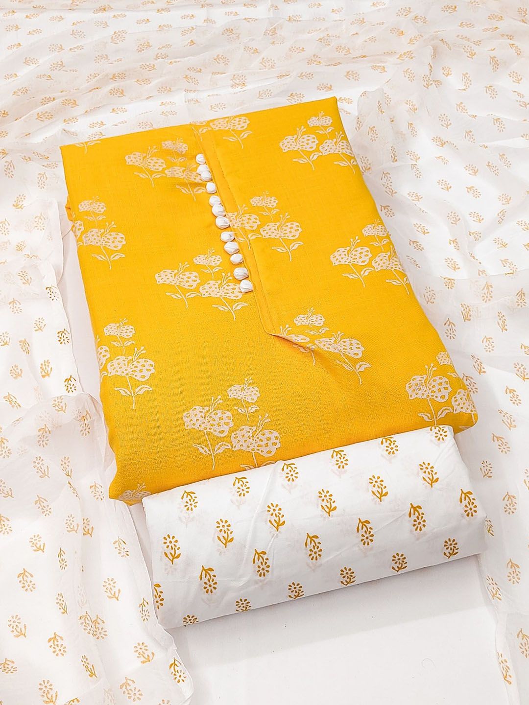 LeeliPeeri Designer Printed Unstitched Dress Material