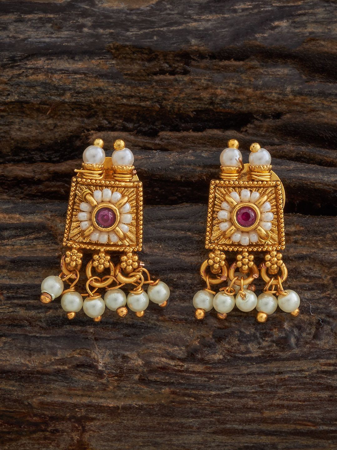 Kushal's Fashion Jewellery Contemporary Studs Earrings-picture-33
