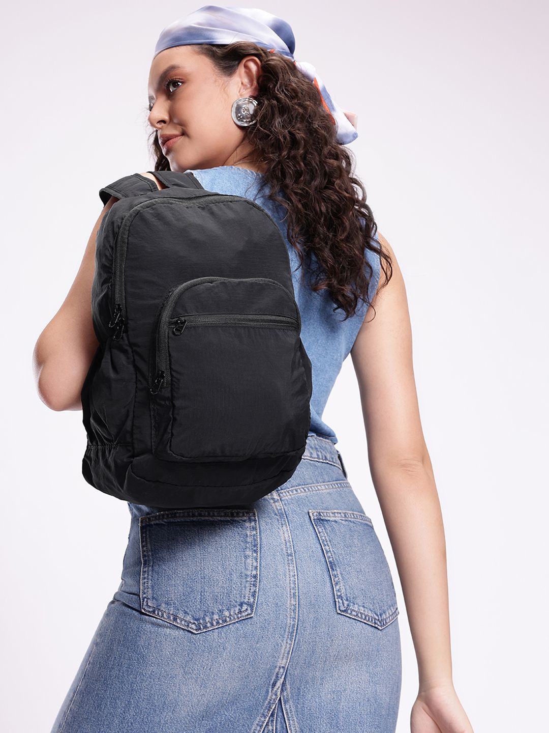 Roadster Women Backpack With Pouch-picture-31