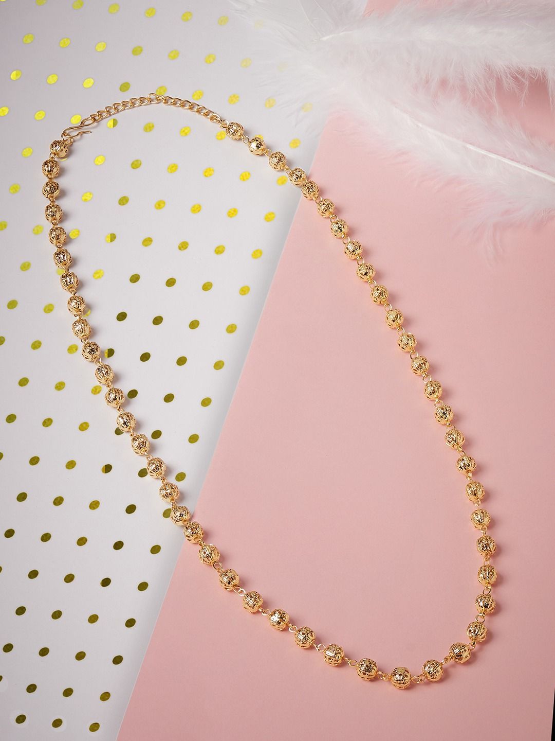 Zaveri Pearls Gold-Plated Necklace-picture-38