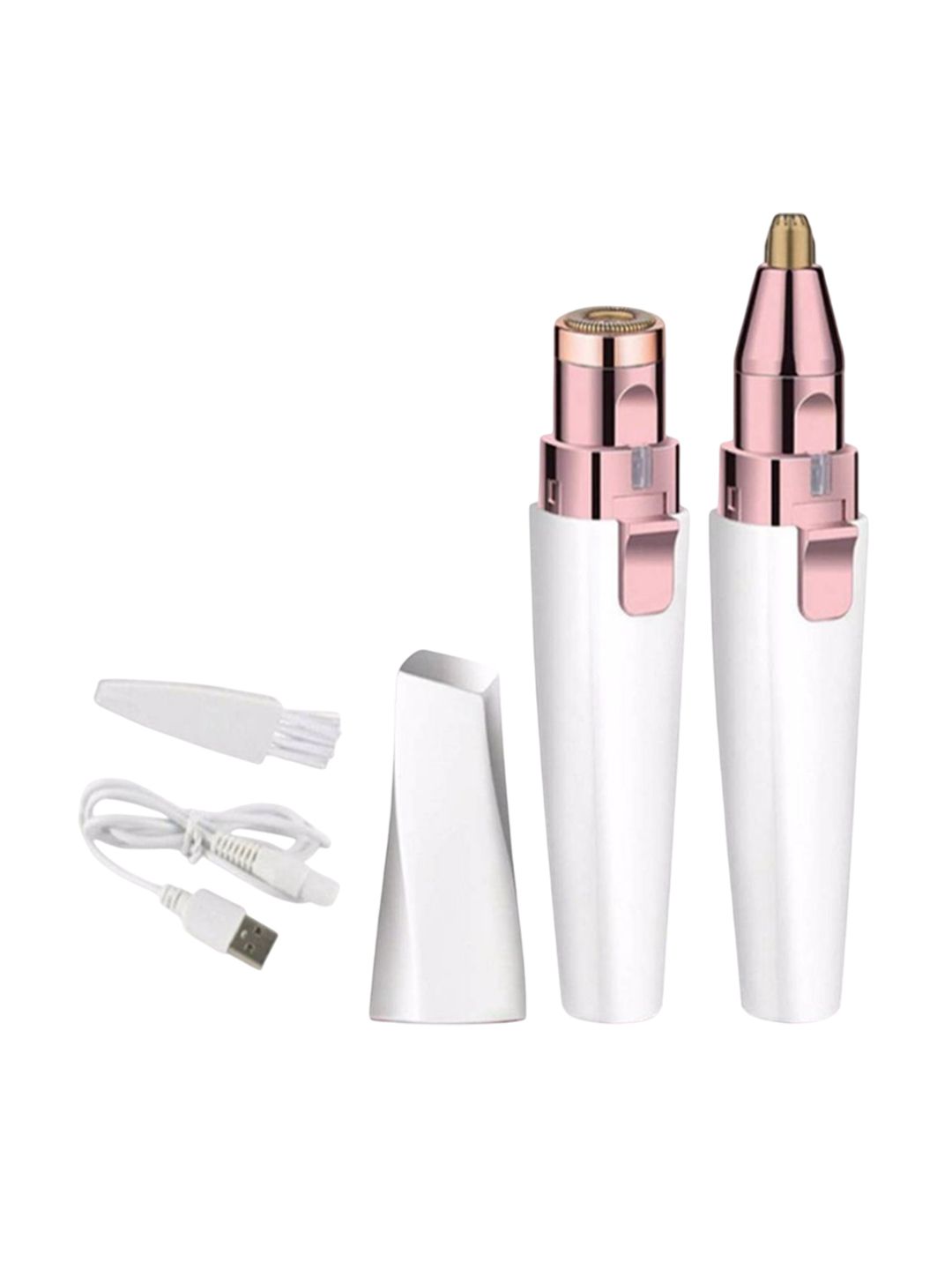semino 2 In 1 Painless Face Eyebrow Trimmer - White-picture-48