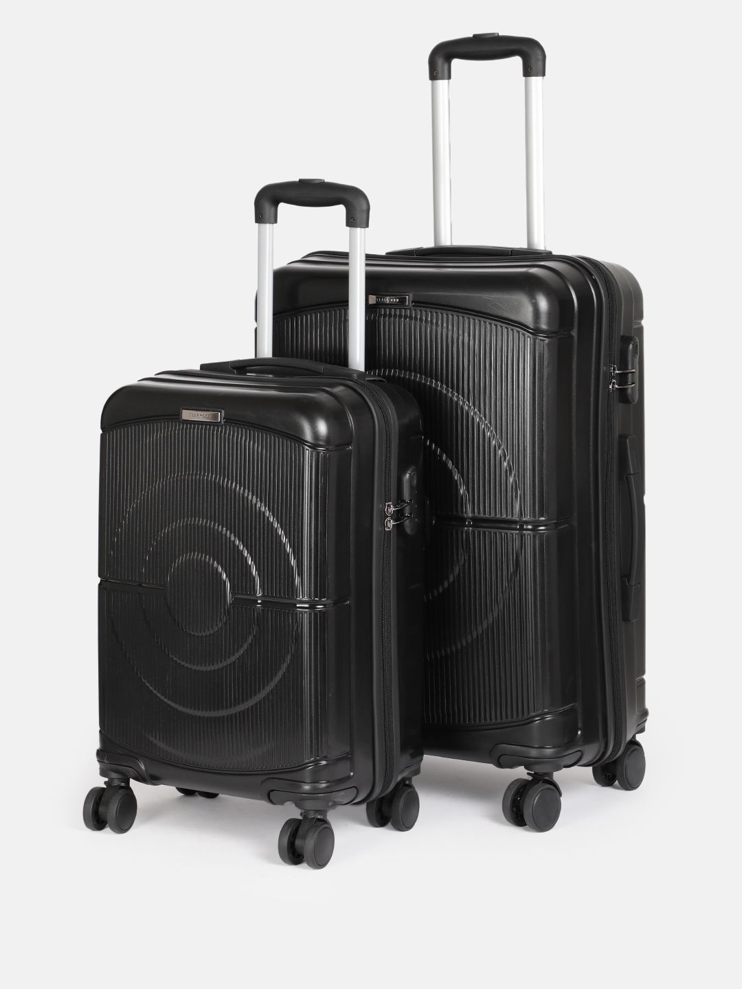 Teakwood Leathers Concentrix Set of 2 360-Degree Rotation Trolley Bag - 95L-picture-42