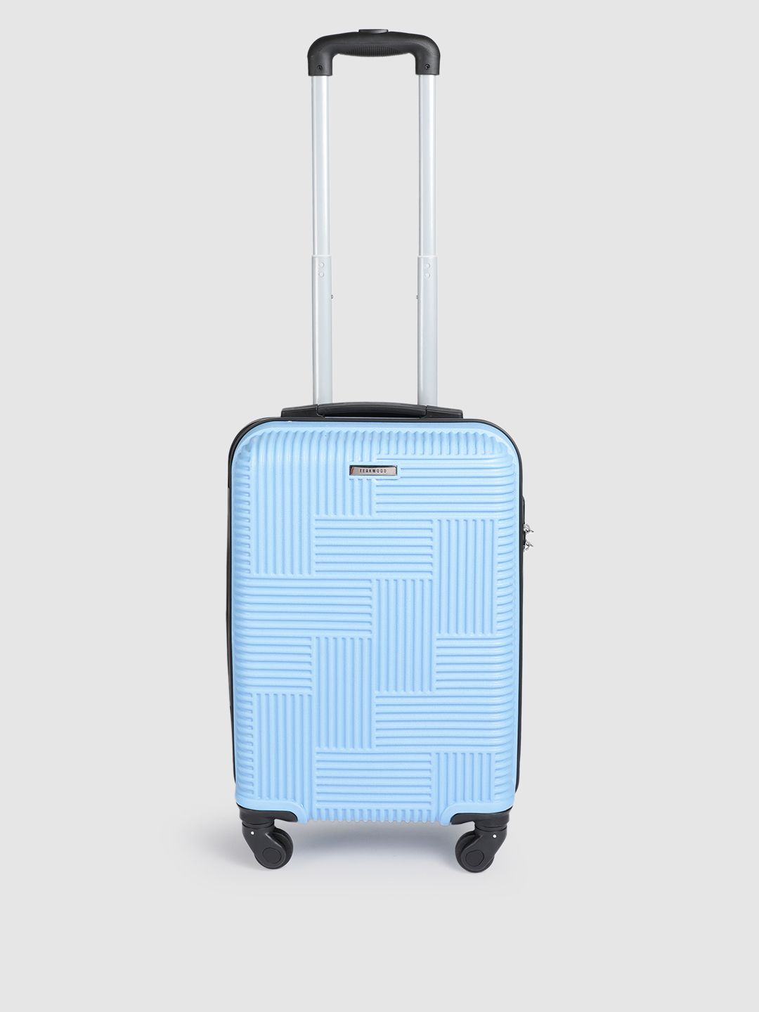 Teakwood Leathers Ladakh 360-Degree Rotation Textured Hard Cabin Size Trolley Bag - 38L-picture-14