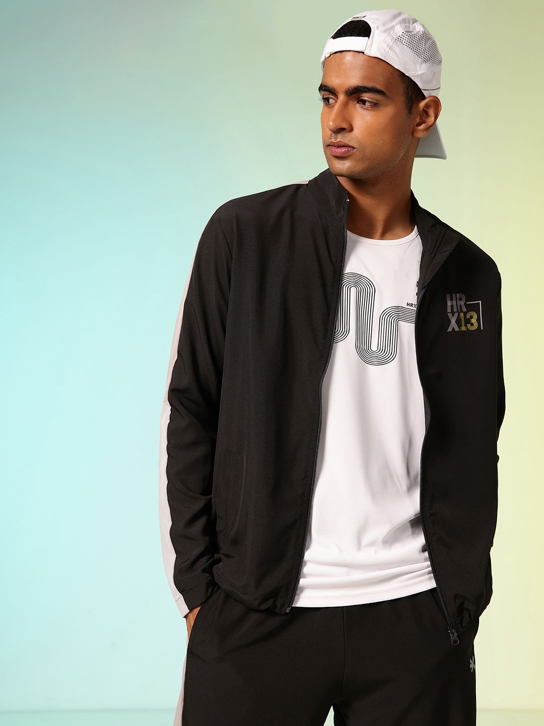 HRX by Hrithik Roshan Colourblocked Rapid Dry Running Tracksuit-picture-38