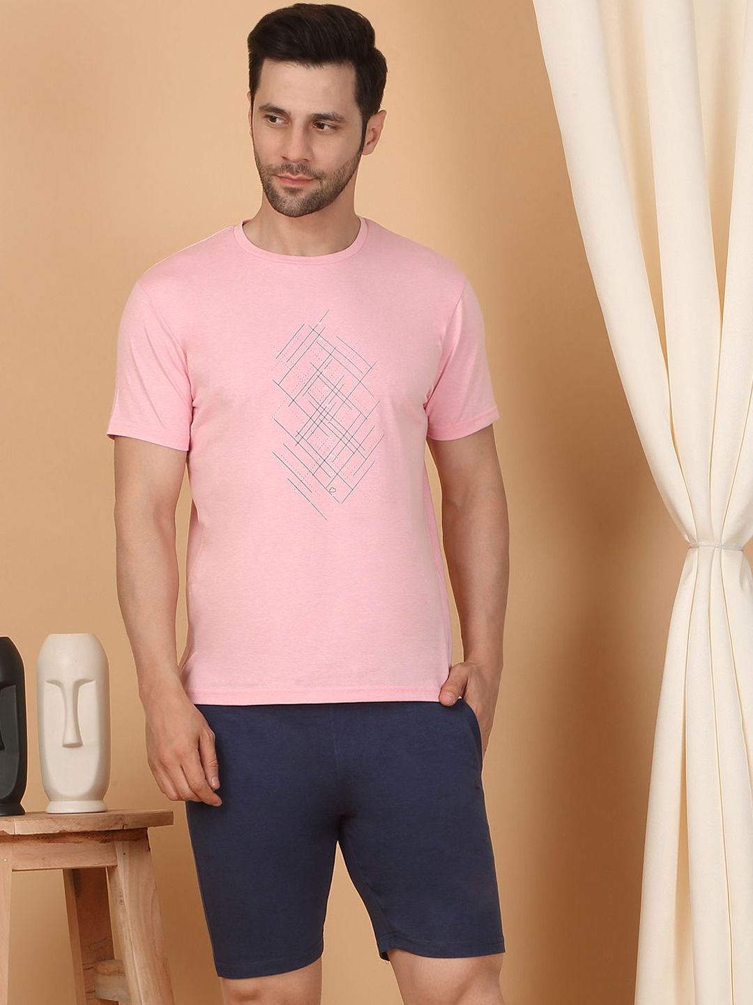 Sweet Dreams Men Printed Night suit-image-31