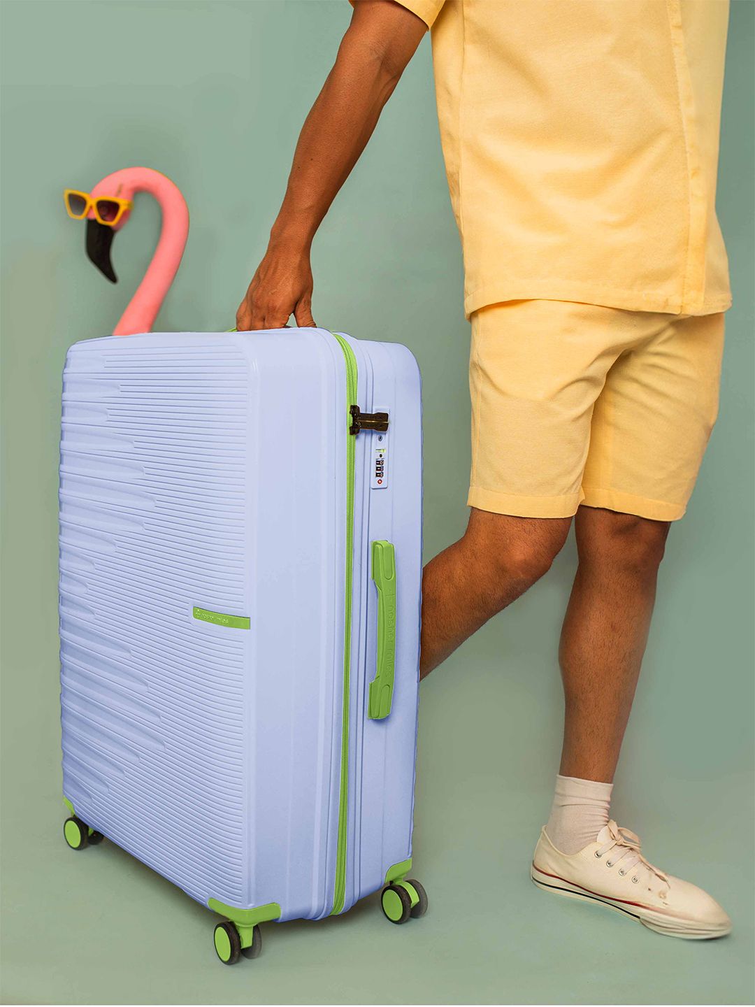 Nasher Miles Havelock Polypropylene TSA Lock Large Purple Trolley Bag - 28 Inch (75 cm)-picture-15