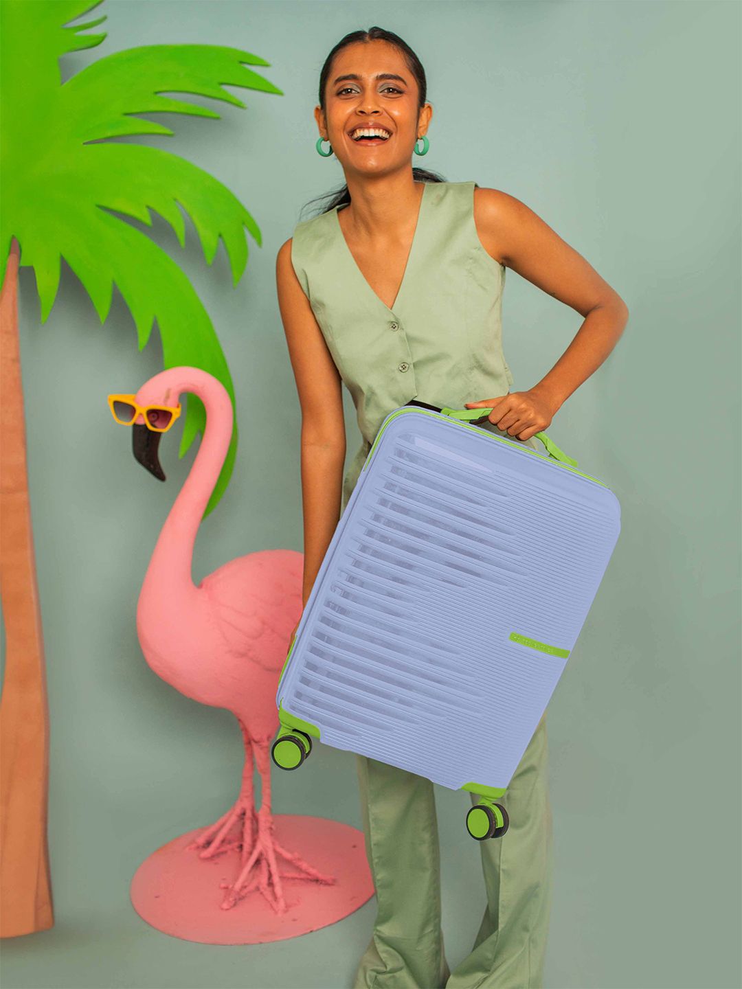 Nasher Miles Havelock Polypropylene TSA Lock Cabin Purple Trolley Bag - 20 Inch (55 cm)-picture-13