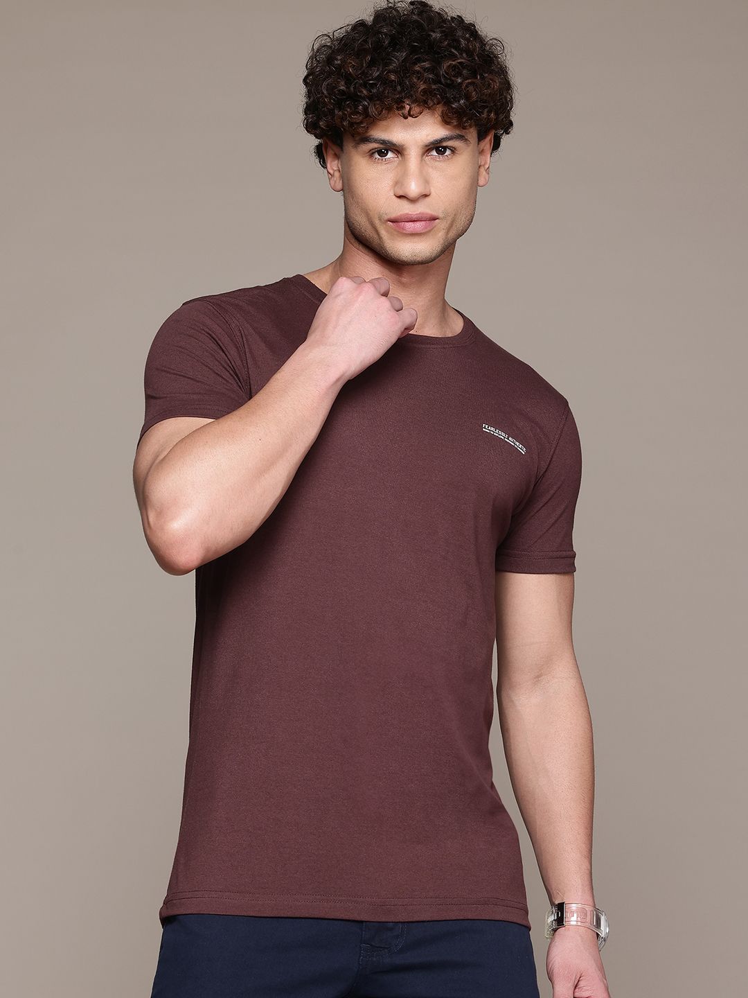 The Roadster Lifestyle Co. Men Typography Printed T-shirt-image-12