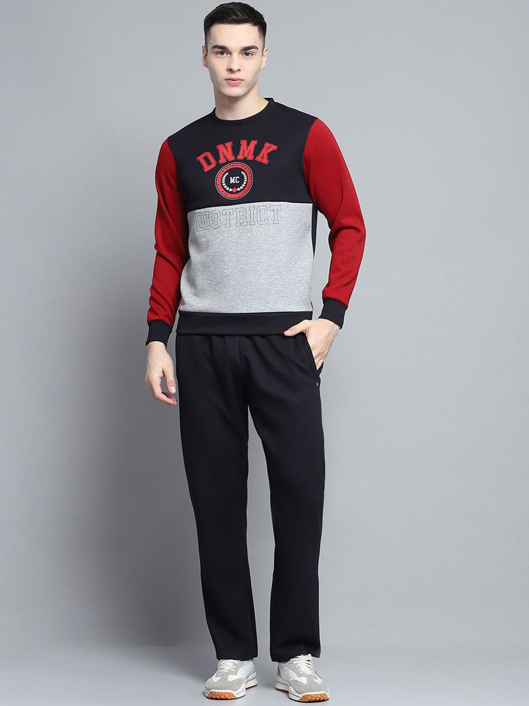 Monte Carlo Men Graphic Printed Mid-Rise Tracksuits-picture-28