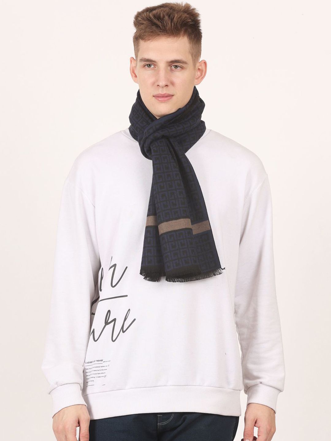 Cazzano Men Patterned Acrylic Mufflers-picture-39