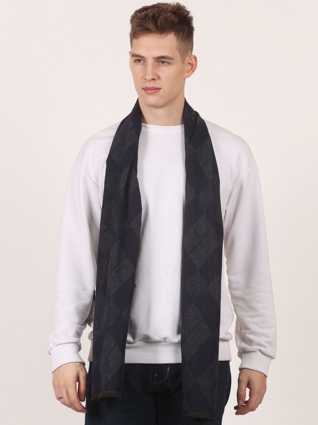 Cazzano Men Patterned Acrylic Mufflers-picture-22