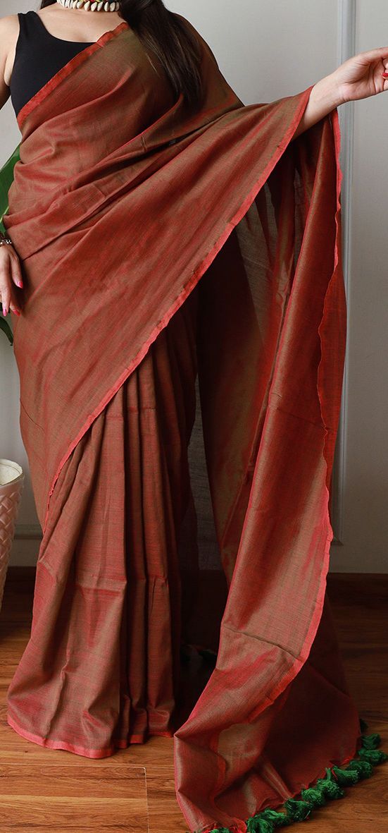 Anouk Pure Cotton Khadi Saree