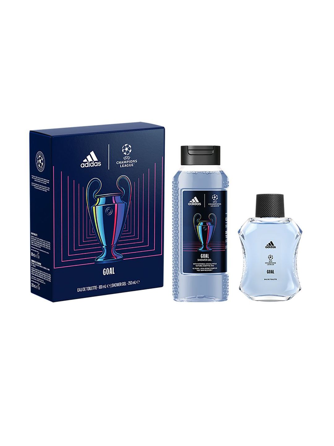 Adidas UEFA Champions League Goal Gift Set With Eau De Toilette -100ml & Shower Gel -250ml