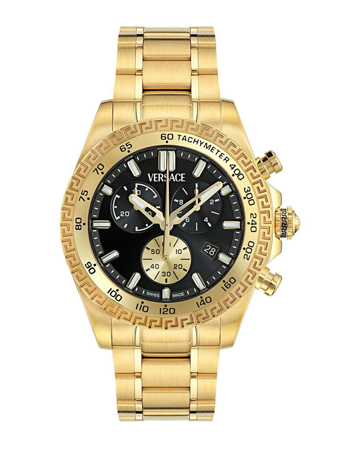 Versace Men Embellished Dial & Bracelet Style Straps Analogue Watch VE9K00524-picture-54