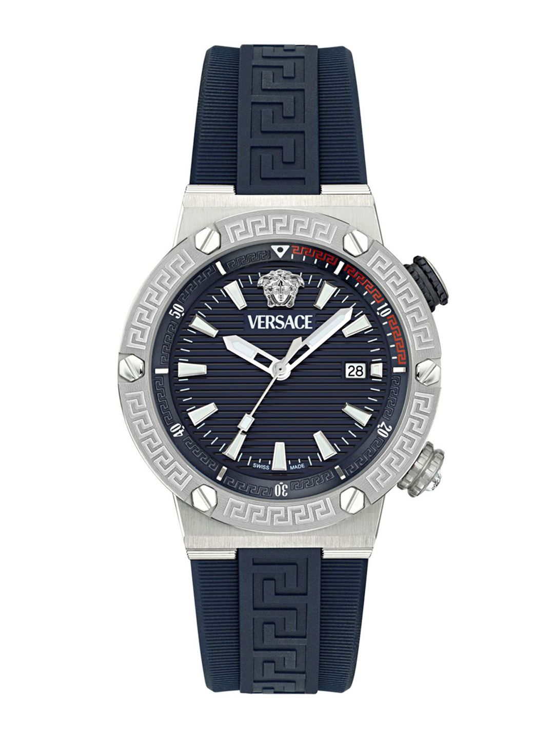 Versace Men Embellished Round Dial & Straps Analogue Watch VE8G00124-image-30