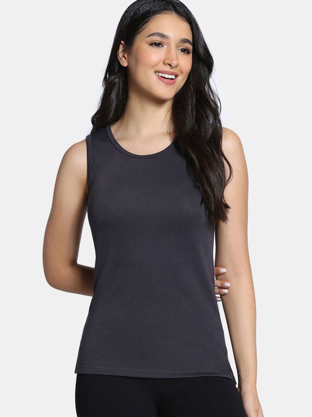 Zivame Women Non Padded Ribbed Camisoles